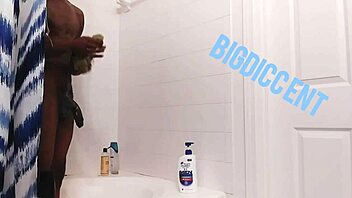 Stroking This Dick in the Shower Off the Clock Edition