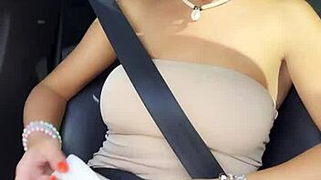 Amateur Milf Makes Naughty Content on Public Road