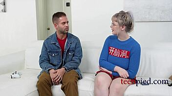 my curvy teen girlfriend gets fucked by bfs bestie