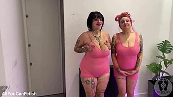 Sexy preview of ass shaking and jumping tits in lingerie