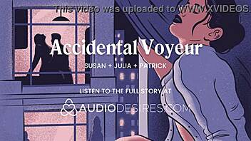 Watching her finger herself while neighbors bang by the window roleplay