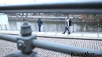 Cuckold Watches Wife Take BBC in Intense Anal Action!