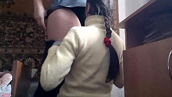 our gentle sensitive sex with elements of hardness - lesbian illusion girls