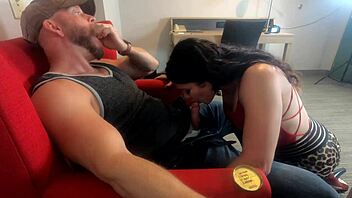 White Trash Wife Gags Emotionally On Rough Cum Swallow In Homemade Blowjob