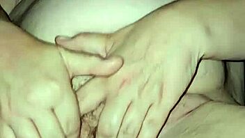 milf flicks her bean hard until she cums intensely