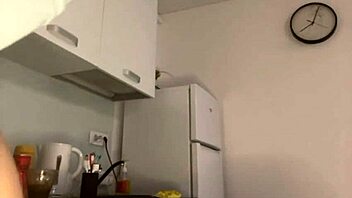 Watch the anal close-up while licking those big tits.