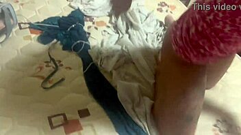 Behind the scenes at the beach house, newbie shows her pussy