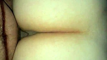 Naughty White Latina Throws Her Big Ass Back During Homemade Fun.