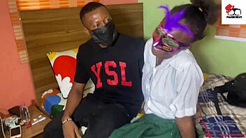 Skinny amateur students engage in activities in classroom after school part one