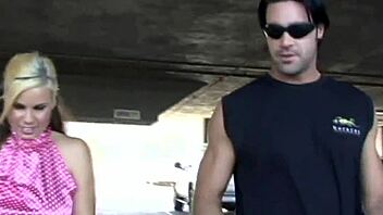 Blonde slut Rachel Solari’s big boobs bounce in hard couch banging  