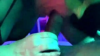 Married latina enjoying big black cock intensely.