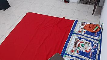 Latina Brunette MILF Prepares For Homemade Porn Scene In Spanish.