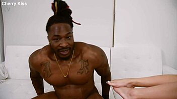 Watch This Blonde Get Destroyed By Black Monster Cock!