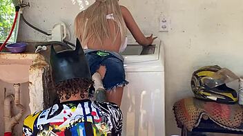 Mother-in-law shares her sex toy after a long time.