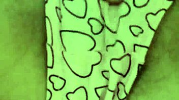 I masturbate my hairy pussy under the desk in class