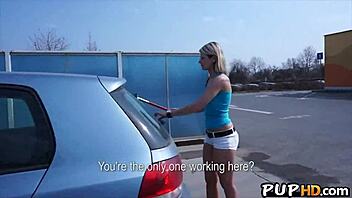 hot teen tracy anderson banged in public pickup scene