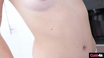 sophia sterling, tall babe with small waist, loves big cock emptying inside her in doggystyle