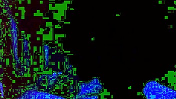 Ebony Woman Sucking Black Cock in Blue Room