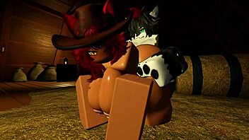 cowgirl milks huge cock during wild ride