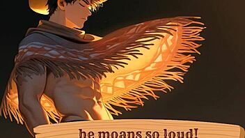 Why does he moan so loud during his solo sessions?