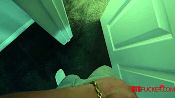 Does he lick his petite step sister's pussy?