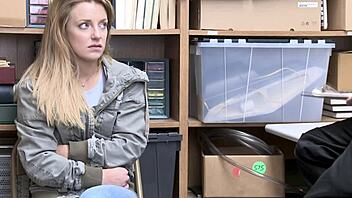 Kate Whines Like Slut As Officer Bangs Her After Stealing