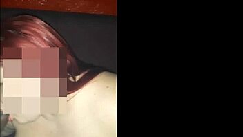 I dragged redhead to swing house cabin for fun