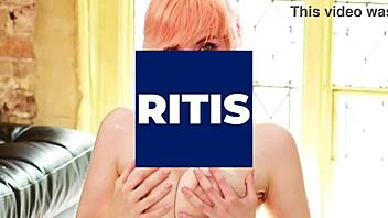 Does The Brit Teen In Costumes Give An Oily Handjob For The First Time?