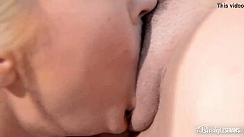 Busty lesbians Summer Brielle and Alison Tyler fill their assholes with dildo