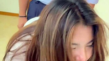 Skinny Young Latina Advisor Gives Client Tour And We End Up Fucking