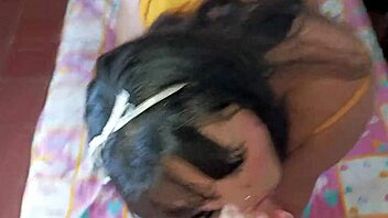 Stepdad bangs stepdaughter at home while mom’s away. Is this too nasty to watch?