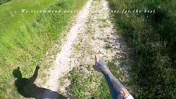 Petite Girl Lost in Forest Screams, Sucks Big Cock for Help