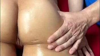 Petite Blonde Pornstar Jesse Pony Oil Massage