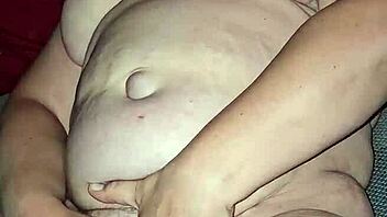 milf flicks her bean hard until she cums intensely