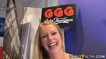 Fetish queen gets a portion of cum on her face