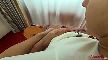 brunette deep sucking dick doggystyle fuck cum pussy