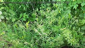 we feel so connected masturbating with our hairy neighbor on the street, cumming together in orgasm.