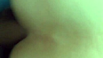 Petite Ukrainian brunette with tattoo in stockings takes monster cock