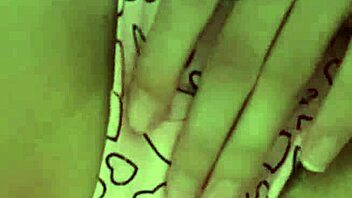 I masturbate my hairy pussy under the desk in class