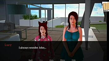 my new family episode 50 with big tits milf and teen redhead