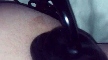 Jimena Simpson Tranny Fucking Black Dildo