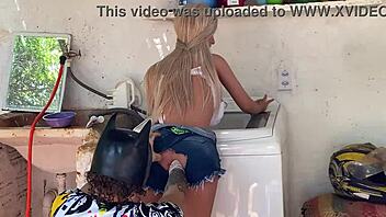 Mother-in-law shares her sex toy after a long time.