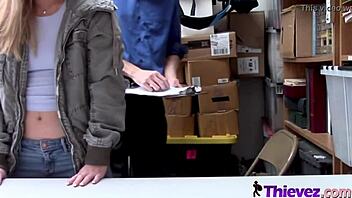 Kate Whines Like Slut As Officer Bangs Her After Stealing