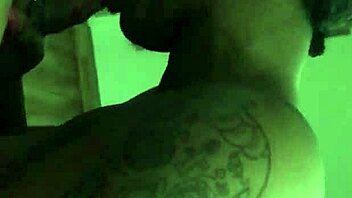 Nasty stripper nati rips clothes in striptease and gives great head