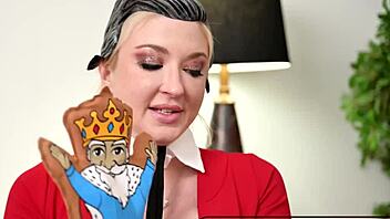 Ebony Mystique Performs Oral Sex On Blonde Leya Falcon