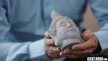 Amazing blonde Kat Dior gets fucked by masked guy