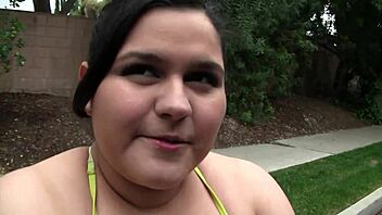 Interracial bbw fucking xxx, rough quickie. with fat milf, intense screaming orgasm.