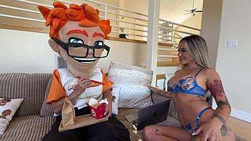 Damn! Lusty Linda Lan Rides Porn Dude's Huge Cock Like a Pro. Wild Casting Couch Action!