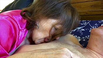Granny Peggy Sue licks cock best