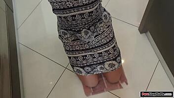 Petite MILF Comforts Stepson with Titjob and Handjob